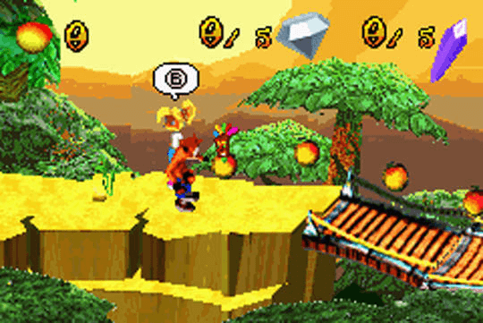 Crash and Spryo Superpack 1 screenshot 3 for GameBoy Advance
